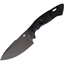 Couteau Alaris 3V lame noir manche Noir/Vert FOBOS-KNIVES - 1