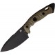 Couteau Alaris 3V lame noir manche Vert/Orange FOBOS-KNIVES