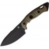 Couteau Alaris 3V lame noir manche Vert/Orange FOBOS-KNIVES