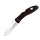 Couteau Spyderco Centofante lame 7.9cm Lisse Satin manche FRN (Nylon renforcé) - C66PBK3 - 1