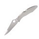 Couteau Spyderco Police lame 10.5cm Lisse Satin manche Inox - C07P - 1