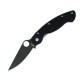 Couteau Spyderco Military lame 10.2cm Lisse Noir manche G-10 (Fibre de verre) - C36GPBK - 1