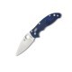 Couteau Spyderco Manix 2 lame 8.6cm Lisse Satin manche FRCP (fibre de verre renforcée) - C101PBL2 - 1