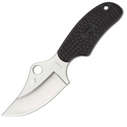 Couteau Spyderco ARK lame 6.7cm Lisse Satin manche FRN (Nylon renforcé) - FB35PBK - 2