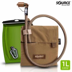 Poche d'hydratation tactique Kangaroo Molle 1 Litre SOURCE-TACTICAL Coyotte