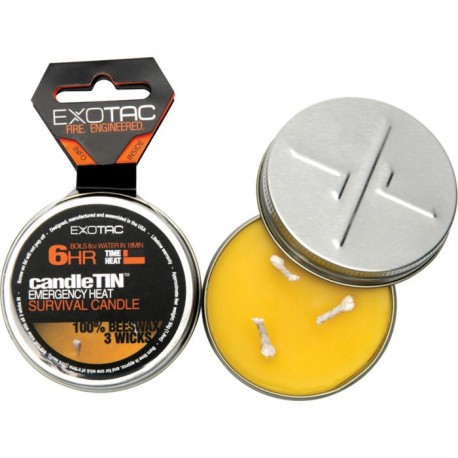 Bougie de survie Candletin chauffage EXOTAC - 1