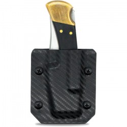 Étui ceinture pour couteau Buck 110/112 CLIP-&-CARRY noir carbone - 2