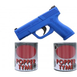 Pistolet laser et cibles LT-TTLC réactives Popper Tyme LASERLYTE