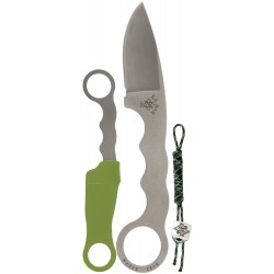 Couteau de cou Ka-Bar Snake Charmer lame 5.9cm Lisse Satin manche Inox - 5103 - 1