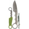 Couteau de cou Ka-Bar Snake Charmer lame 5.9cm Lisse Satin manche Inox - 5103 - 1