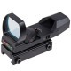 Viseur Point Rouge TRUGLO Multi Reticules Dual Color Open Noir - 1