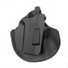 Holster 7378 7TS ALS Glock 17 Glock 22 SAFARILAND noir - palette et passant ceinture