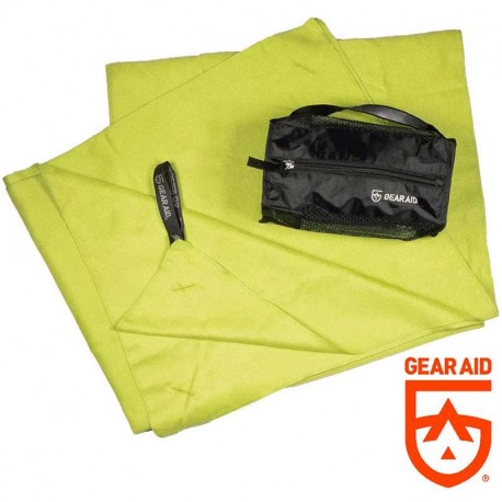 Serviette en microfibre à séchage rapide Medium GEAR AID - Vert 50 x 101cm - 1