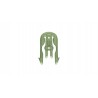 Fourchette de verrouillage MOLLE 6004-16 SAFARILAND folliage - MLS16 - 1