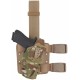 Holster plaque de cuisse 6354DO pour Glock 17 22 SAFARILAND Droitier Camo pour lampe et viseur - 1