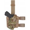 Holster plaque de cuisse 6354DO pour Glock 34 35 SAFARILAND Droitier Camo pour lampe et viseur