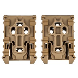 Kit pour Holster 2 fourches ELS 34 et 2 receveurs ELS 35 SAFARILAND FDE ELS-KIT1-55