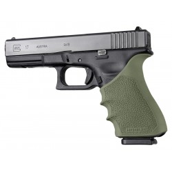 Grip crosse HandALL Beavertail pour Glock Gen 3 & 4 HOGUE - Vert OD - 2