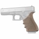 Grip crosse HandALL Beavertail pour Glock Gen 3 & 4 HOGUE - FDE - 2