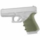 Grip crosse HandALL Beavertail pour Glock 19/23/32/38 Gen 1/2/5 HOGUE - Vert OD - 2