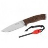 Couteau Buck Selkirk lame 11.7cm Lisse Satin manche Micarta - 863BRS