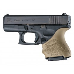 Grip crosse HandALL Beavertail pour Glock 26/27 HOGUE - FDE - 1