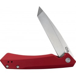 Couteau Kinzua CASE CUTLERY lame lisse Tanto 9.5cm Rouge - 2