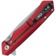 Couteau Kinzua CASE CUTLERY lame lisse Tanto 9.5cm Rouge - 2