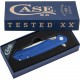 Couteau Kinzua CASE CUTLERY lame lisse Tanto 9.5cm Bleu - 5