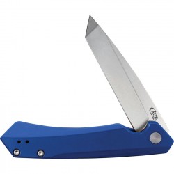 Couteau Kinzua CASE CUTLERY lame lisse Tanto 9.5cm Bleu - 2