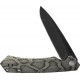 Couteau Kinzua CASE CUTLERY lame lisse 9.5cm Vert OD Serpent - 1