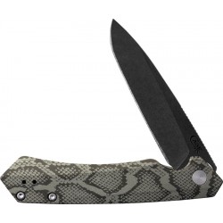 Couteau Kinzua CASE CUTLERY lame lisse 9.5cm Vert OD Serpent - 2