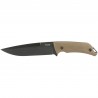 Couteau Ka-Bar Jarosz Turok lame lisse 15.9cm Marron