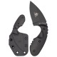 Couteau Ka-Bar TDI Investigator lame lisse 6.8cm Noir - 2