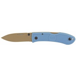 Couteau Ka-Bar Hunter lame lisse 7.6cm Bleu - 2