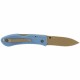 Couteau Ka-Bar Hunter lame lisse 7.6cm Bleu - 2