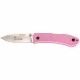 Couteau Ka-Bar Dozier Hunter lame lisse 7.6cm Rose - 1