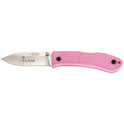 Couteau Ka-Bar Dozier Hunter lame lisse 7.6cm Rose - 2