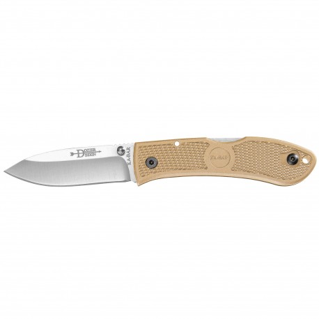 Couteau Ka-Bar Dozier Hunter lame lisse 7.6cm Marron - 1