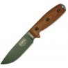 Couteau lame lisse vert manche naturel Model 4 Esee - 1
