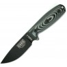 Couteau lame lisse noir manche 3D noir et gris Model 3 Esee - 1
