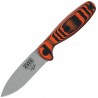 Couteau lame lisse acier S35VN manche noir et orange Xancudo ESEE