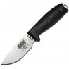 Couteau lame lisse acier manche 3D noir Model 3 Esee