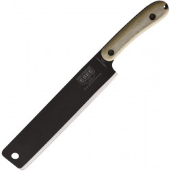 Machette lame lisse noir manche naturel Libertariat ESEE - 1