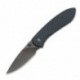 Couteau Buck Nobleman lame 6.7cm Lisse Gris manche Inox - 327CFS - 2