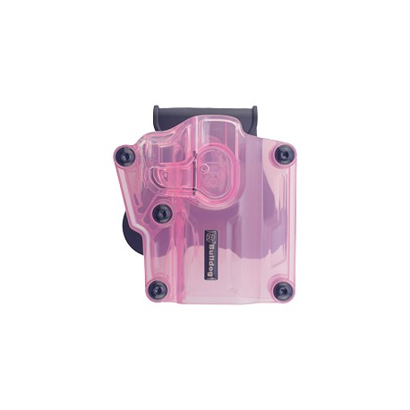 Holster Max Multi-fit BULLDOG CASES Droitier Transparent/Rose - 1