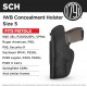 Holster cuir noir SCH S5 1791 Gunleather - SCH-5-NSB-R - 2