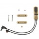 Interrupteur AXON Picatinny UNITY TACTICAL Noir pour USB-C/Crane 17cm FDE - 1