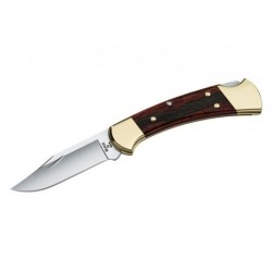 Couteau Buck Ranger lame 7.6cm Lisse Satin manche Bois - 112BRS - 2