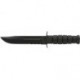 Couteau Ka-Bar Fighting Knife lame 17.8cm semi-dentelée Noir manche Polymère - 1212 - 1